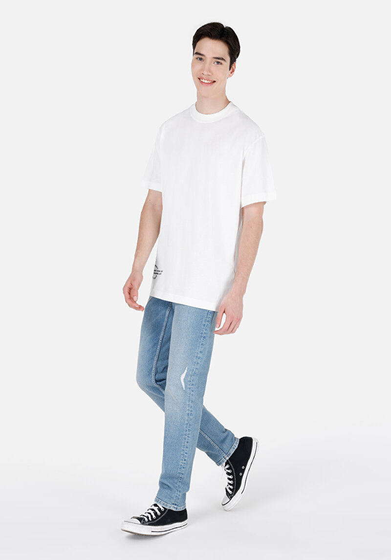 Afișați detalii pentru Blugi İndigo Pentru Bărbați Regular Fit