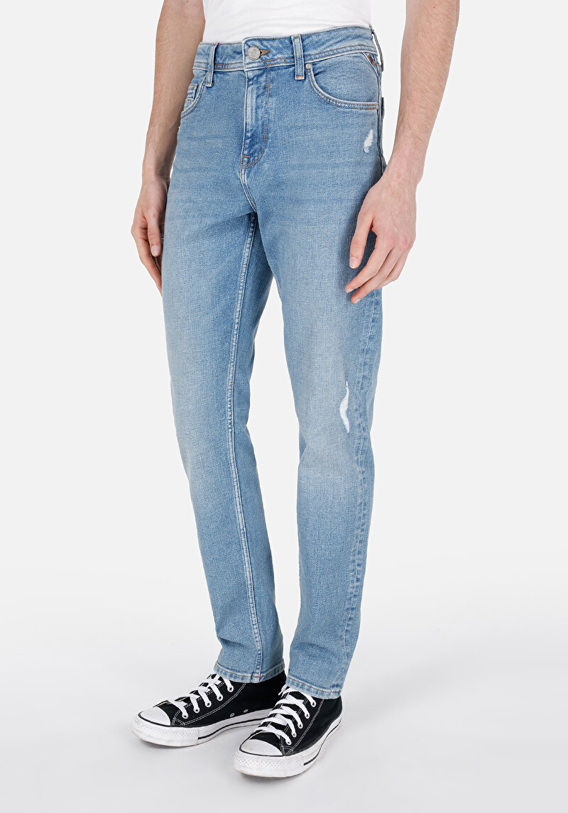 Afișați detalii pentru Blugi İndigo Pentru Bărbați Regular Fit