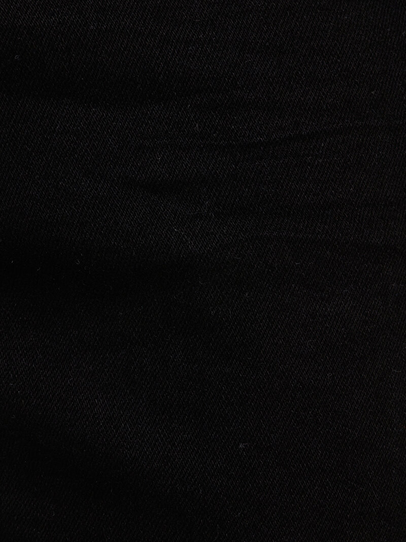 Afișați detalii pentru Regular Fit Talie Medie Picior Drept Blugi Negri Pentru Bărbați