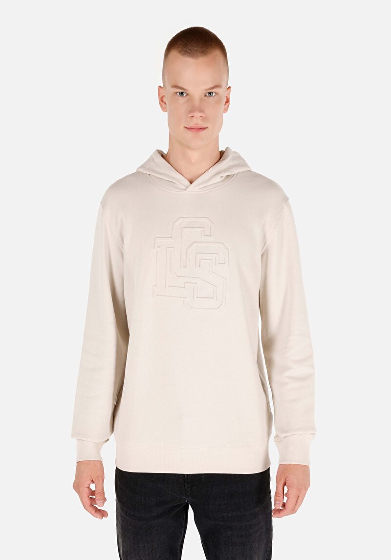 Imagine a Hanorac / Bluza De Barbati Bej Regular Fit Cl1069832