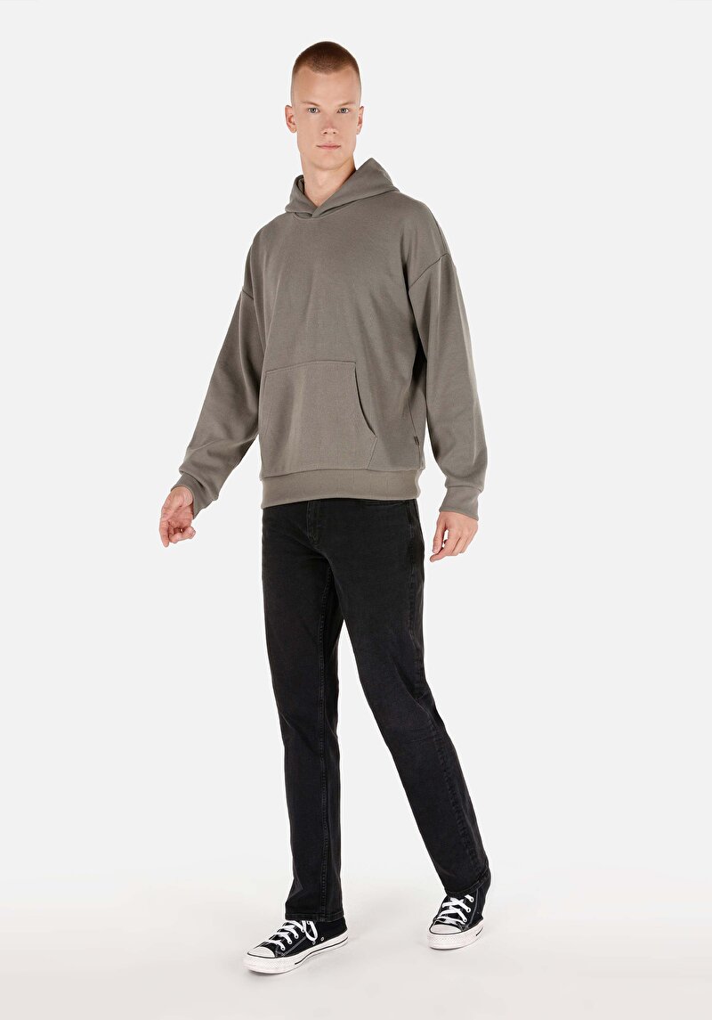 Afișați detalii pentru Hanorac / Bluza De Barbati Kaki Comfort Fit  Cl1070051