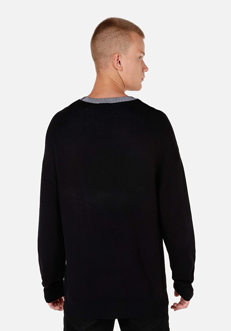 Afișați detalii pentru Pulover De Barbati Negru Comfort Fit  Cl1070068