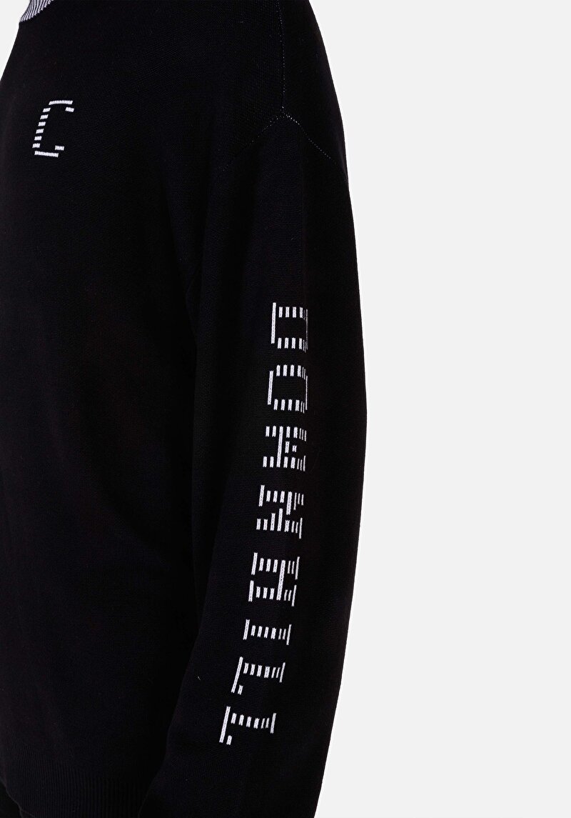 Afișați detalii pentru Pulover De Barbati Negru Comfort Fit  Cl1070068