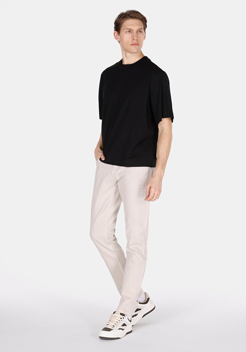 Afișați detalii pentru Blugi İndigo Pentru Bărbați Cu Talie Dreaptă Cu Talie Dreaptă