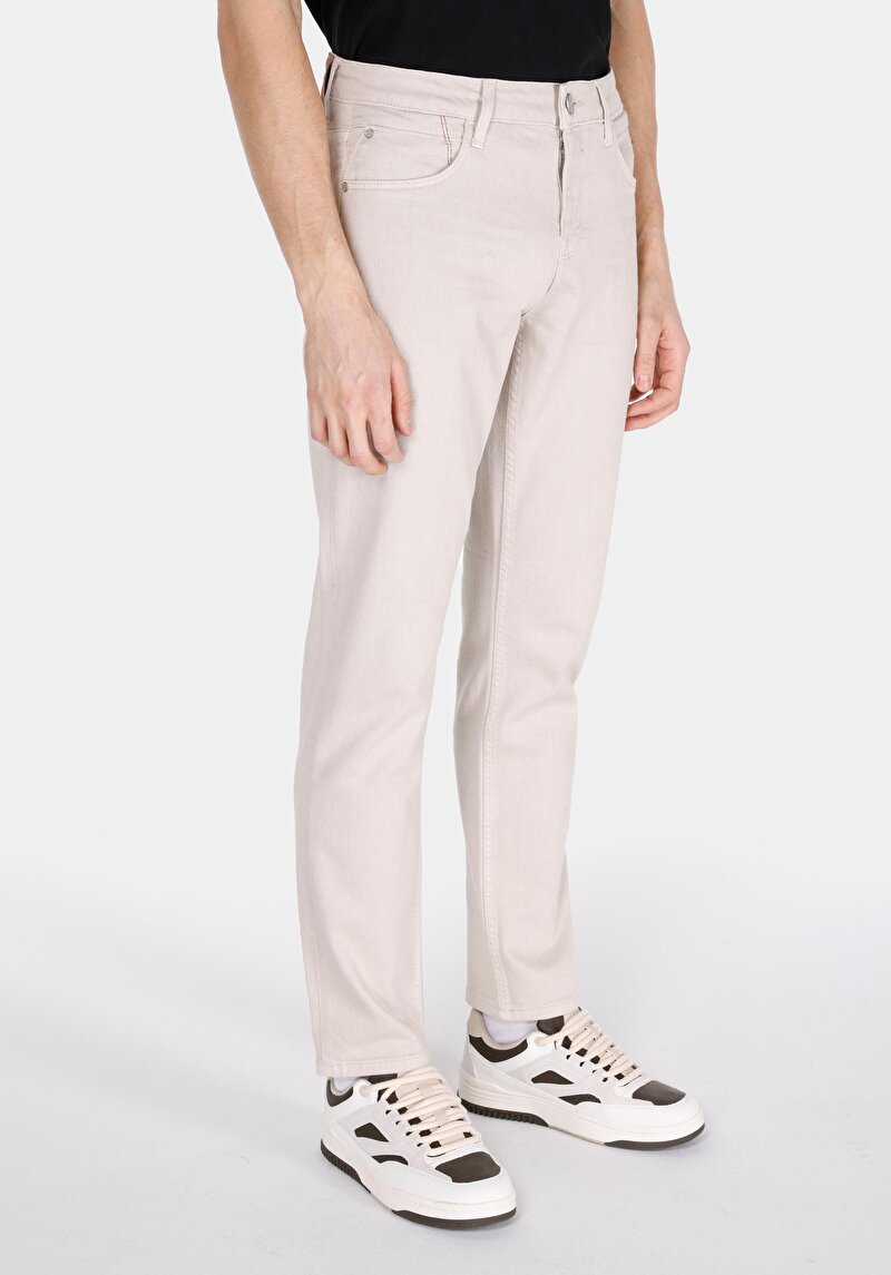 Afișați detalii pentru Blugi İndigo Pentru Bărbați Cu Talie Dreaptă Cu Talie Dreaptă