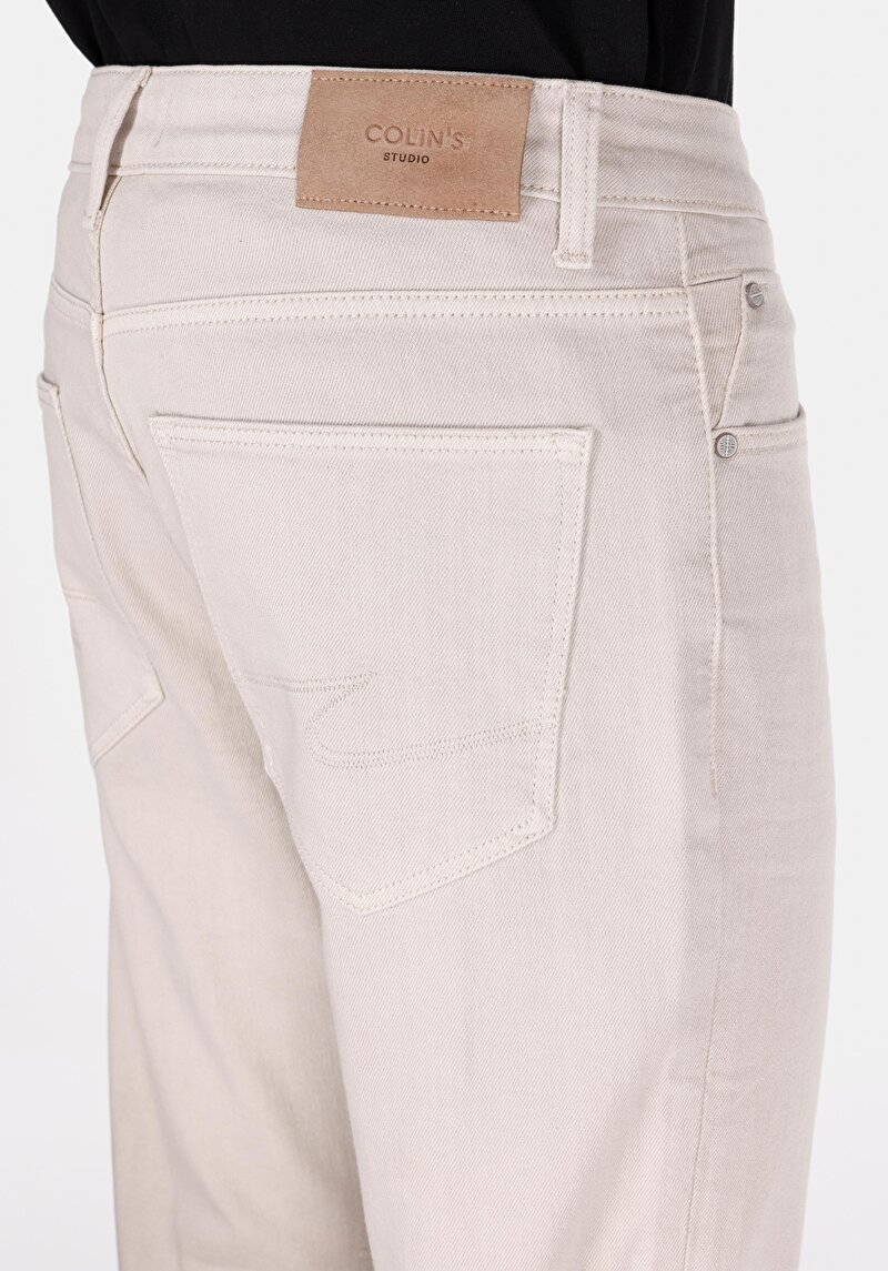 Afișați detalii pentru Blugi İndigo Pentru Bărbați Cu Talie Dreaptă Cu Talie Dreaptă