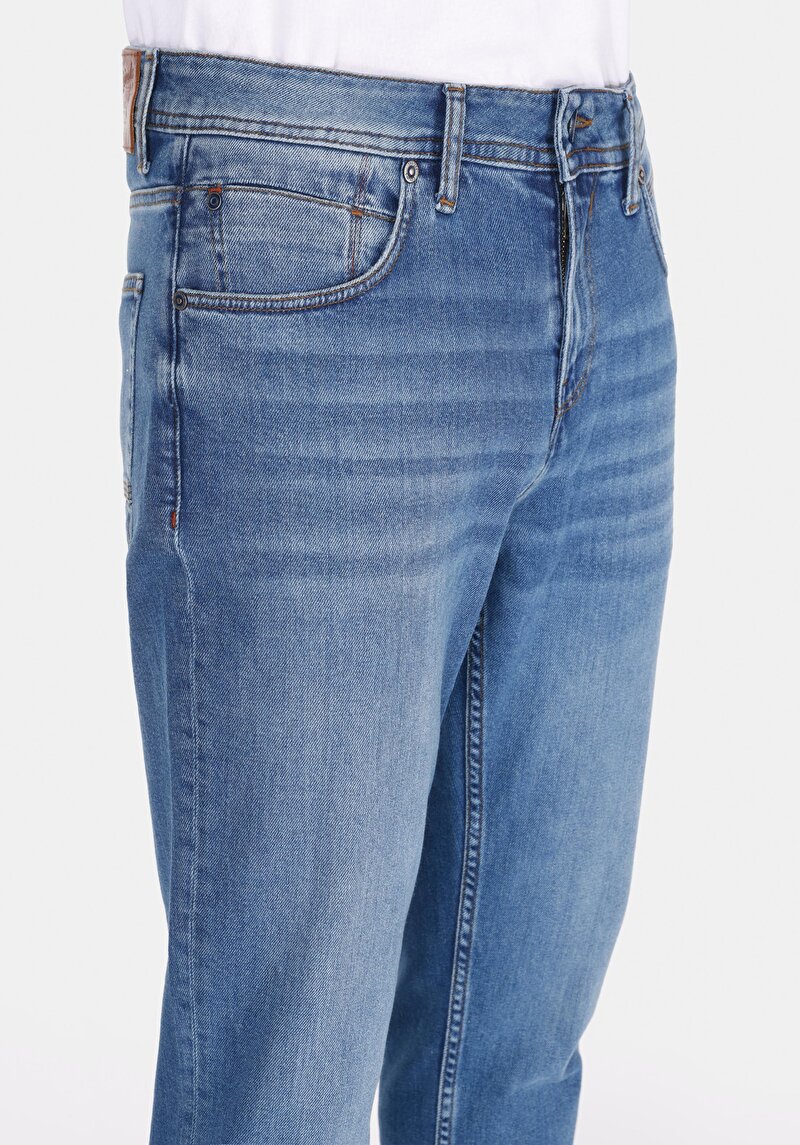 Afișați detalii pentru Blugi Verzi Pentru Bărbați Cu Talie Dreaptă Cu Talie Dreaptă