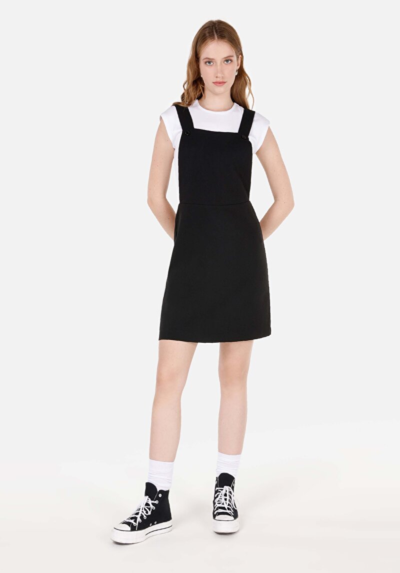 Imagine a Rochie Neagră Pentru Femei Regular Fit