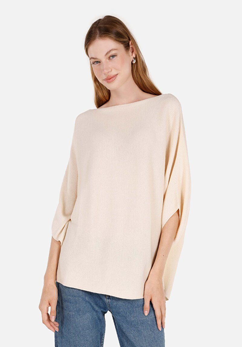 Imagine a Pulover De Dama Bej Regular Fit Cl1070885