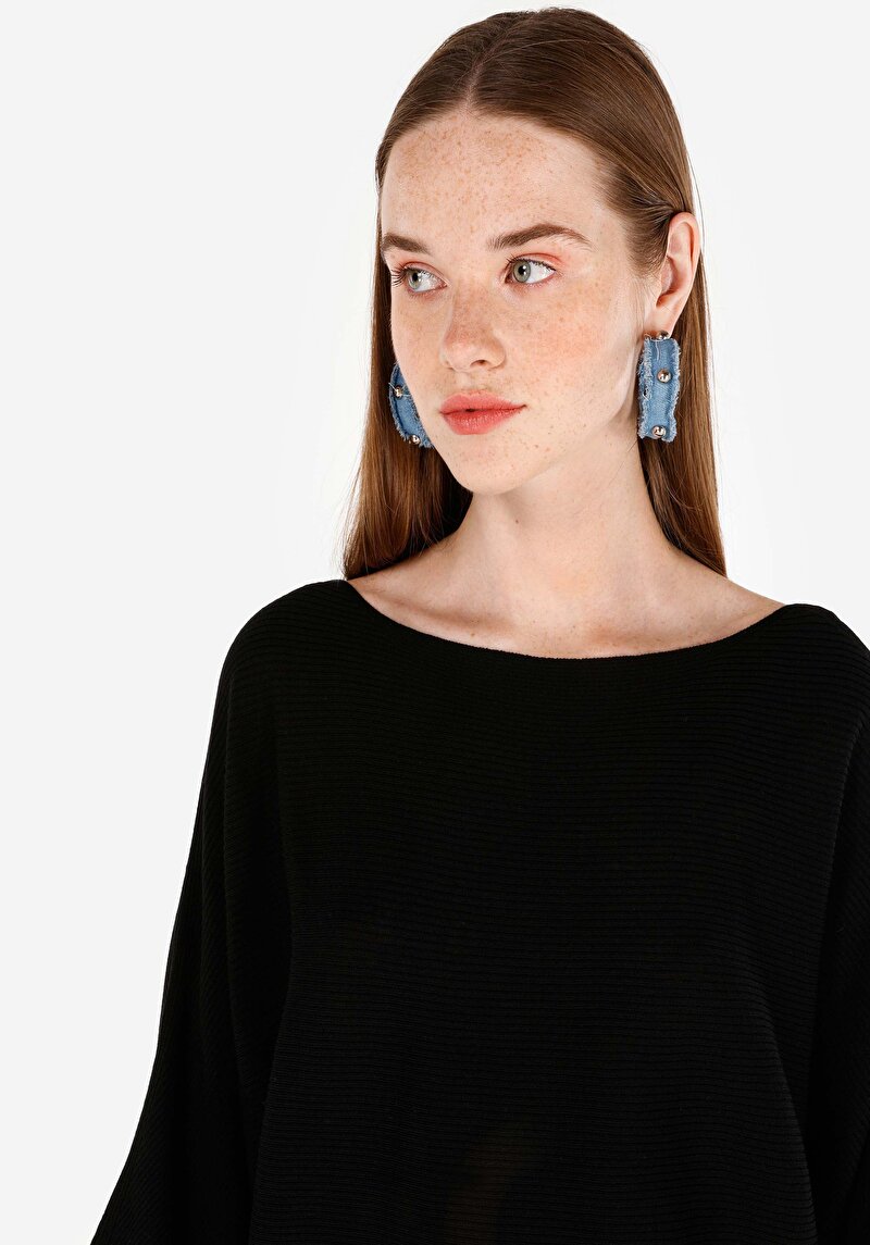 Afișați detalii pentru Pulover De Dama Negru Regular Fit  Cl1070885