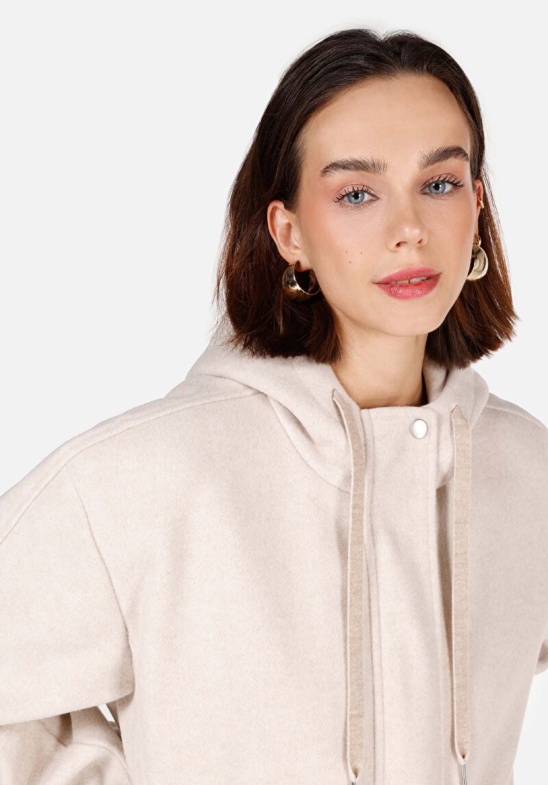 Afișați detalii pentru Jacheta De Dama Ecru Comfort Fit  Cl1070952