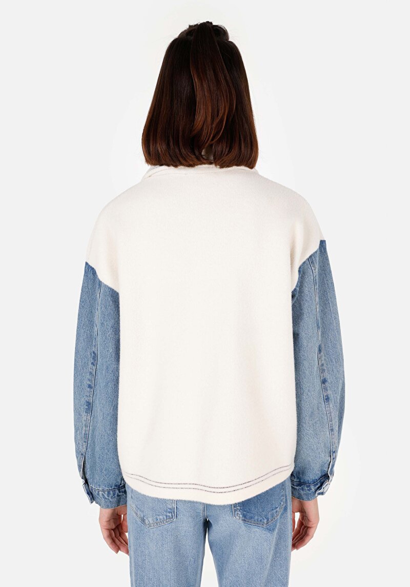 Afișați detalii pentru Cardigan Alb Pentru Femei Regular Fit