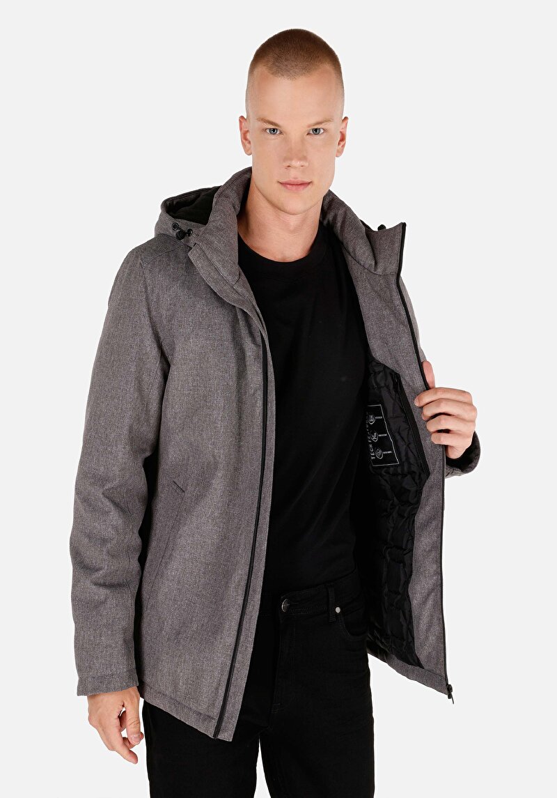 Afișați detalii pentru Jacheta De Barbati Gri Regular Fit  Cl1070996