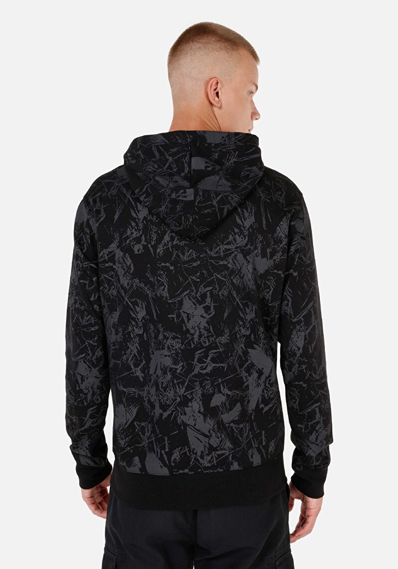 Afișați detalii pentru Hanorac / Bluza De Barbati Negru Regular Fit  Cl1071032