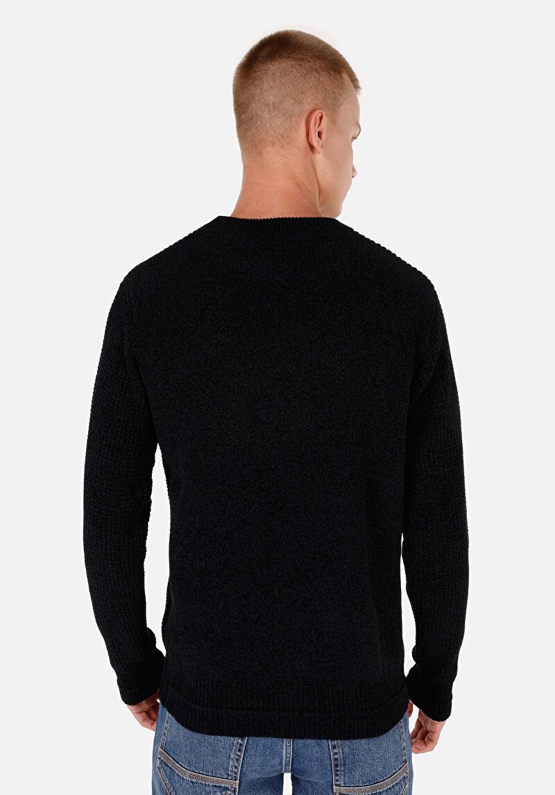 Imagine a Pulover De Barbati Negru Regular Fit Cl1071036