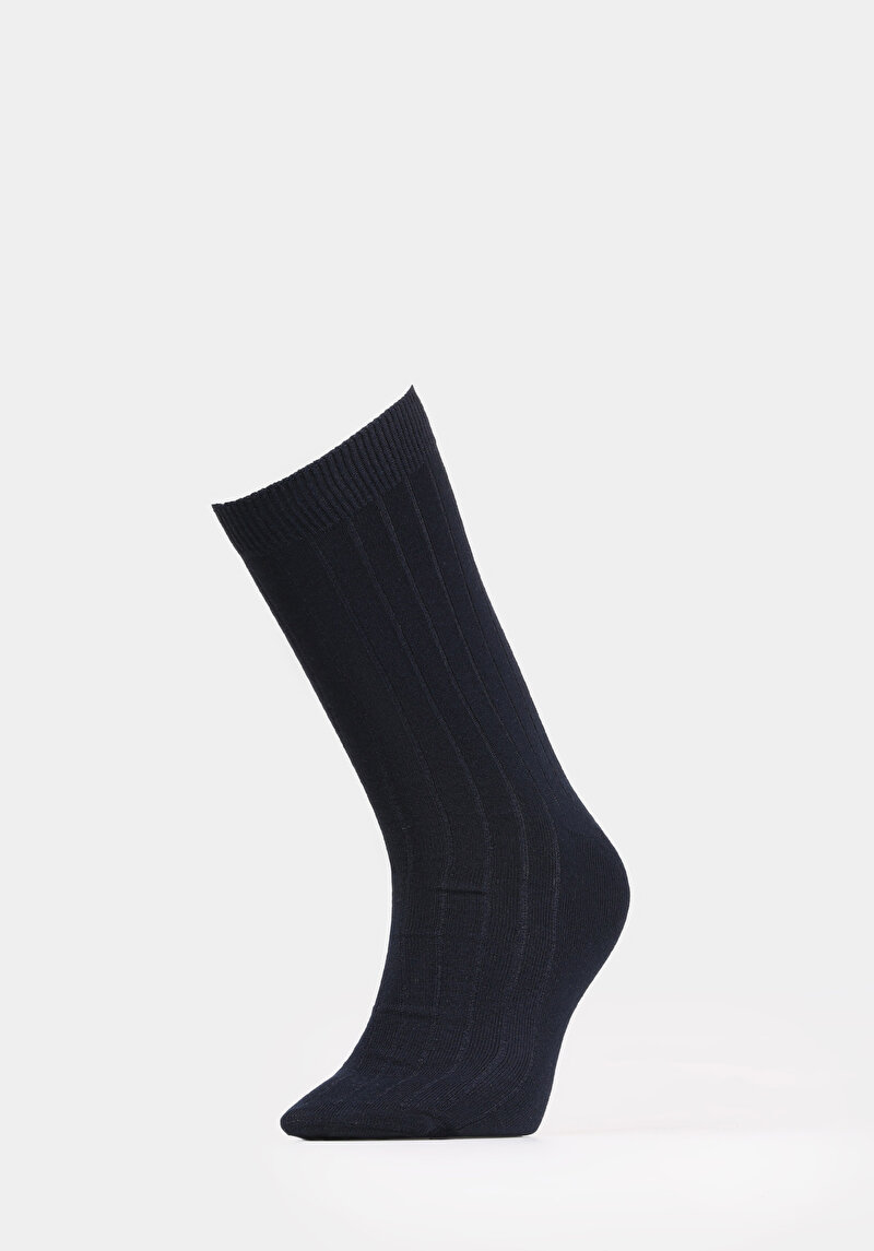 Imagine a Sosete De Barbati Albastru Marin Modern Fit  Cl1073712