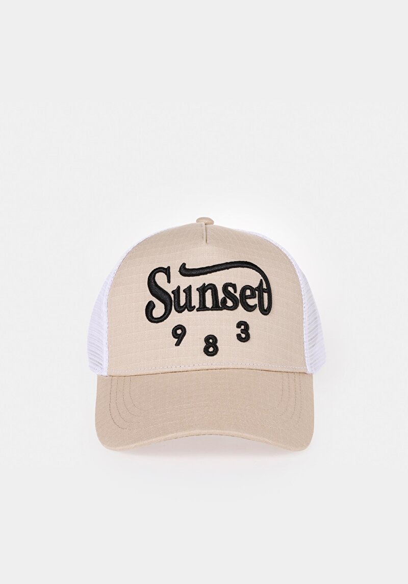 Imagine a Sapca De Barbati Bej Modern Fit  Cl1073766