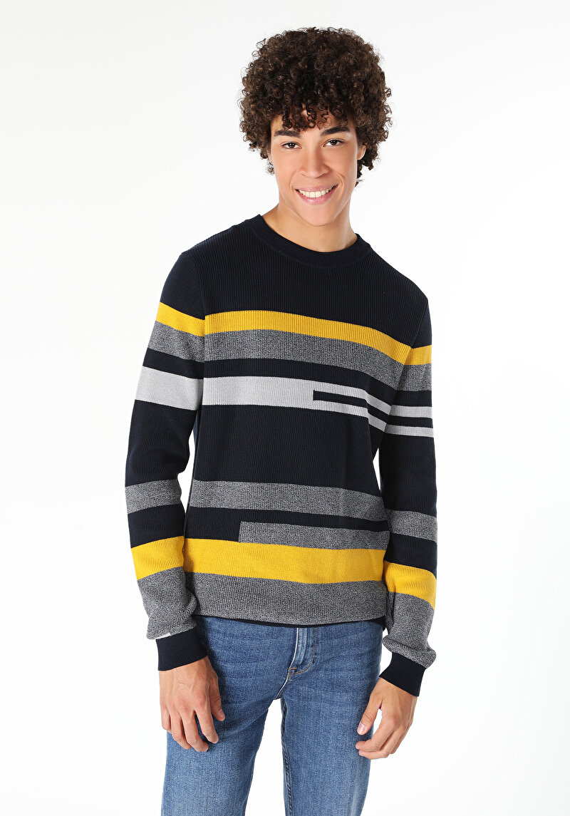 Imagine a Pulover De Barbati Albastru Marin   Cl1060910