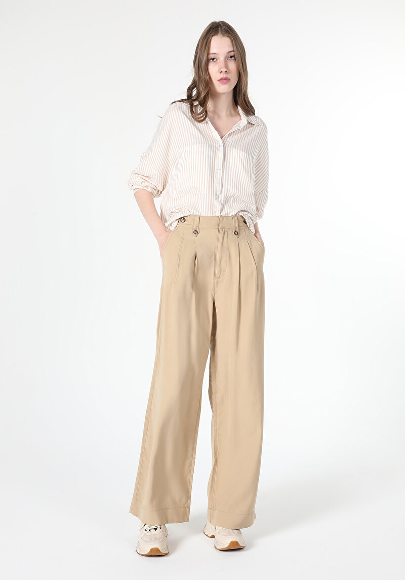 Afișați detalii pentru Camasa Cu Maneca Lunga De Dama Bej   Cl1061046