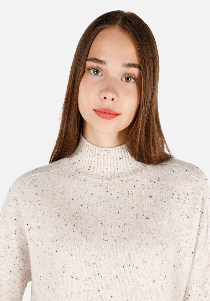 Afișați detalii pentru Pulover De Dama Ecru Regular Fit  Cl1071135