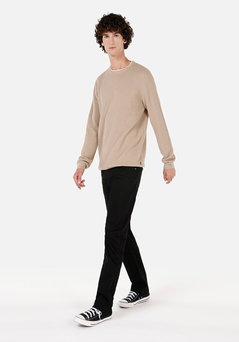 Afișați detalii pentru Pulover De Barbati Bej Regular Fit  Cl1071672