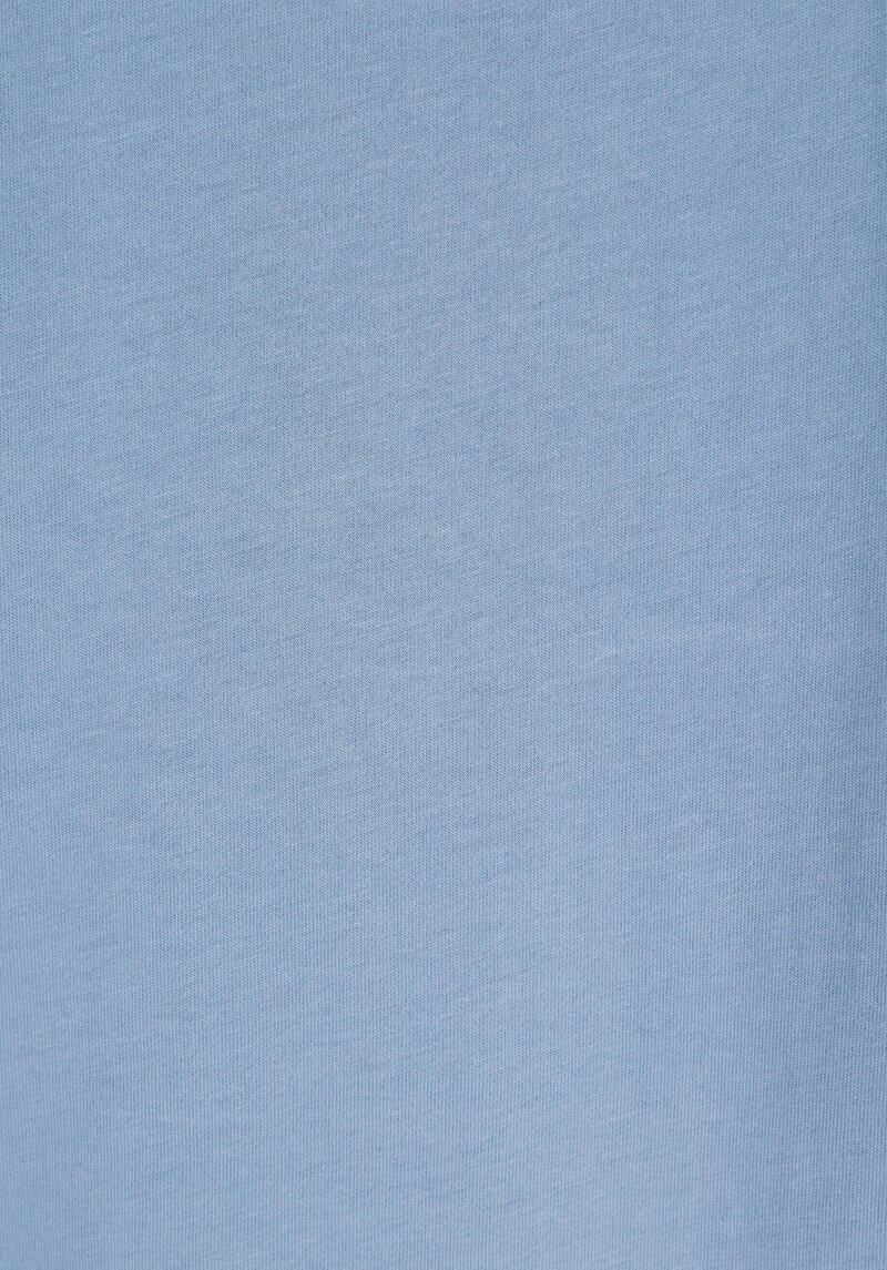 Afișați detalii pentru Regular Fit Round Neck Drept Bărbați Albastru Tricou Cu Mânecă Scurtă