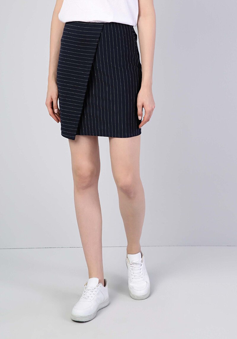 Imagine a Fusta De Dama Albastru Marin Slim Fit  Cl1041630