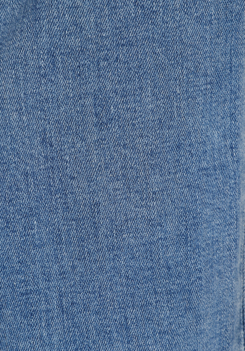 Afișați detalii pentru Regular Fit Mid Waist Slim Leg Blugi İndigo Pentru Bărbați