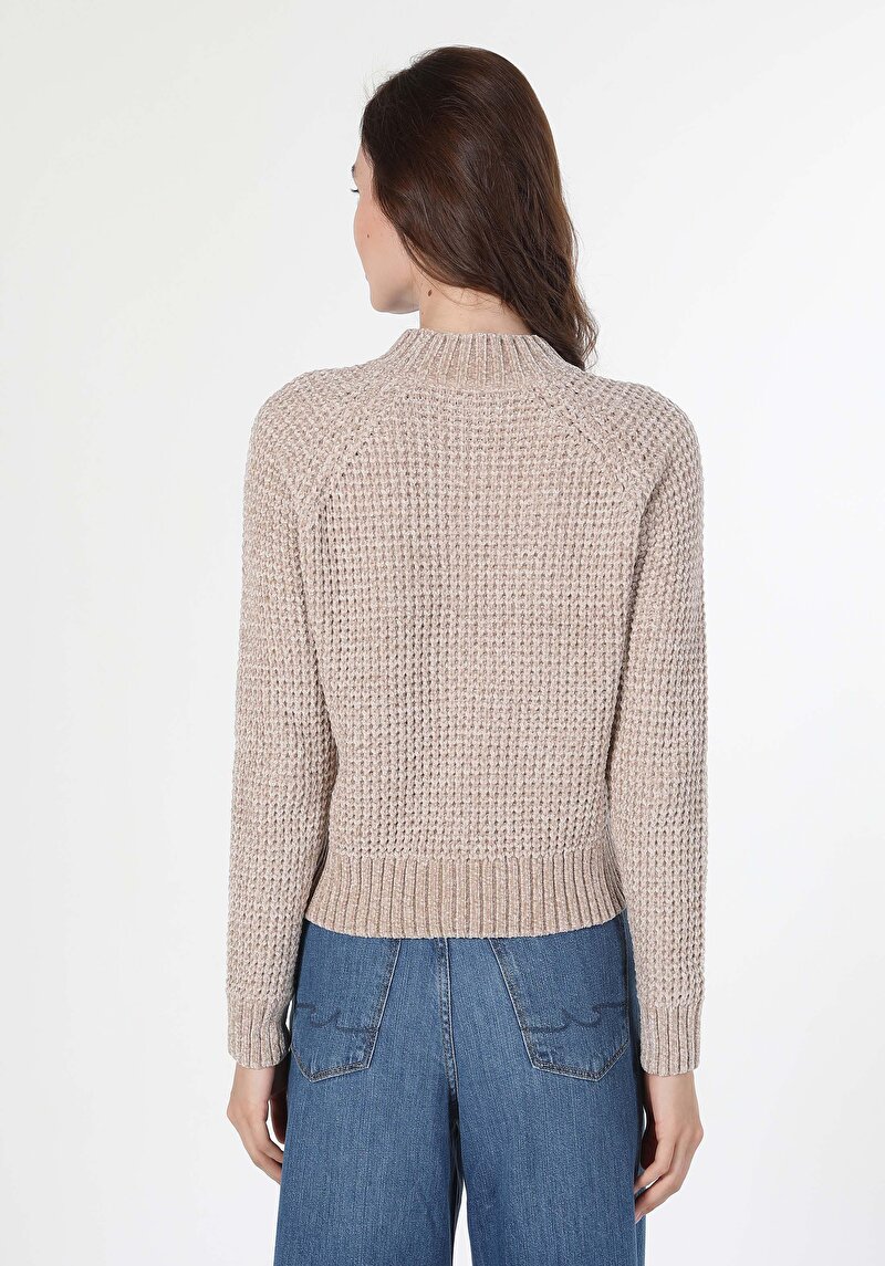 Afișați detalii pentru Pulover De Dama Bej Regular Fit  Cl1036479