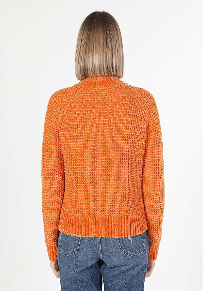 Imagine a Pulover De Dama Portocaliu Regular Fit Cl1036479