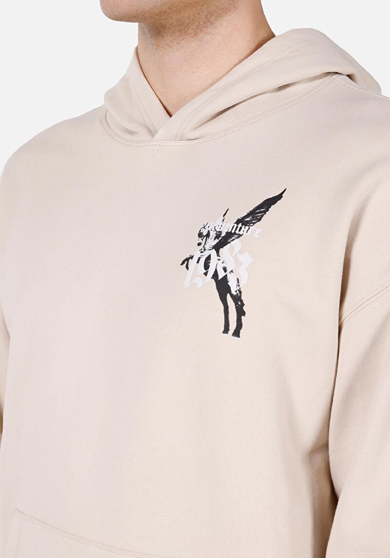 Afișați detalii pentru Hanorac / Bluza De Barbati Bej Comfort Fit  Cl1072048