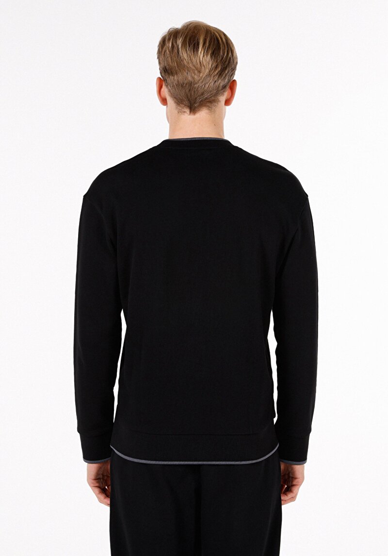 Afișați detalii pentru Hanorac / Bluza De Barbati Negru Comfort Fit  Cl1072051