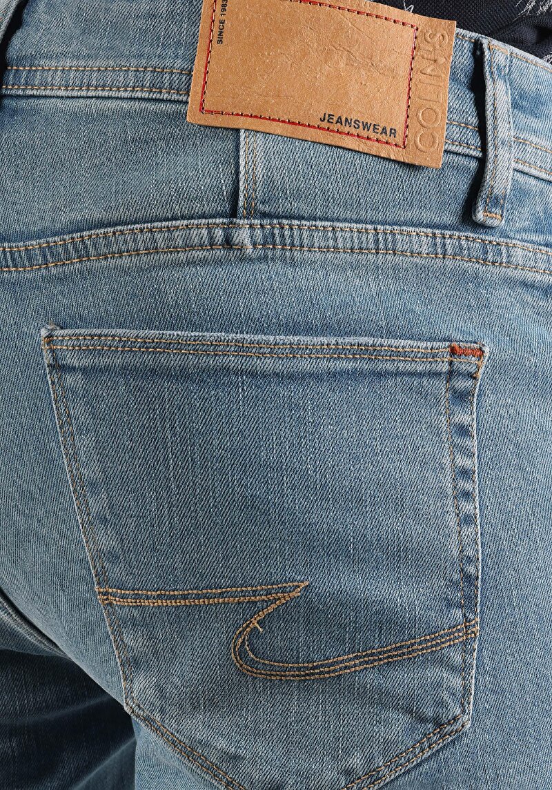 Afișați detalii pentru Pantaloni De Barbati Albastru Slim Fit 041 Danny Cl1064343