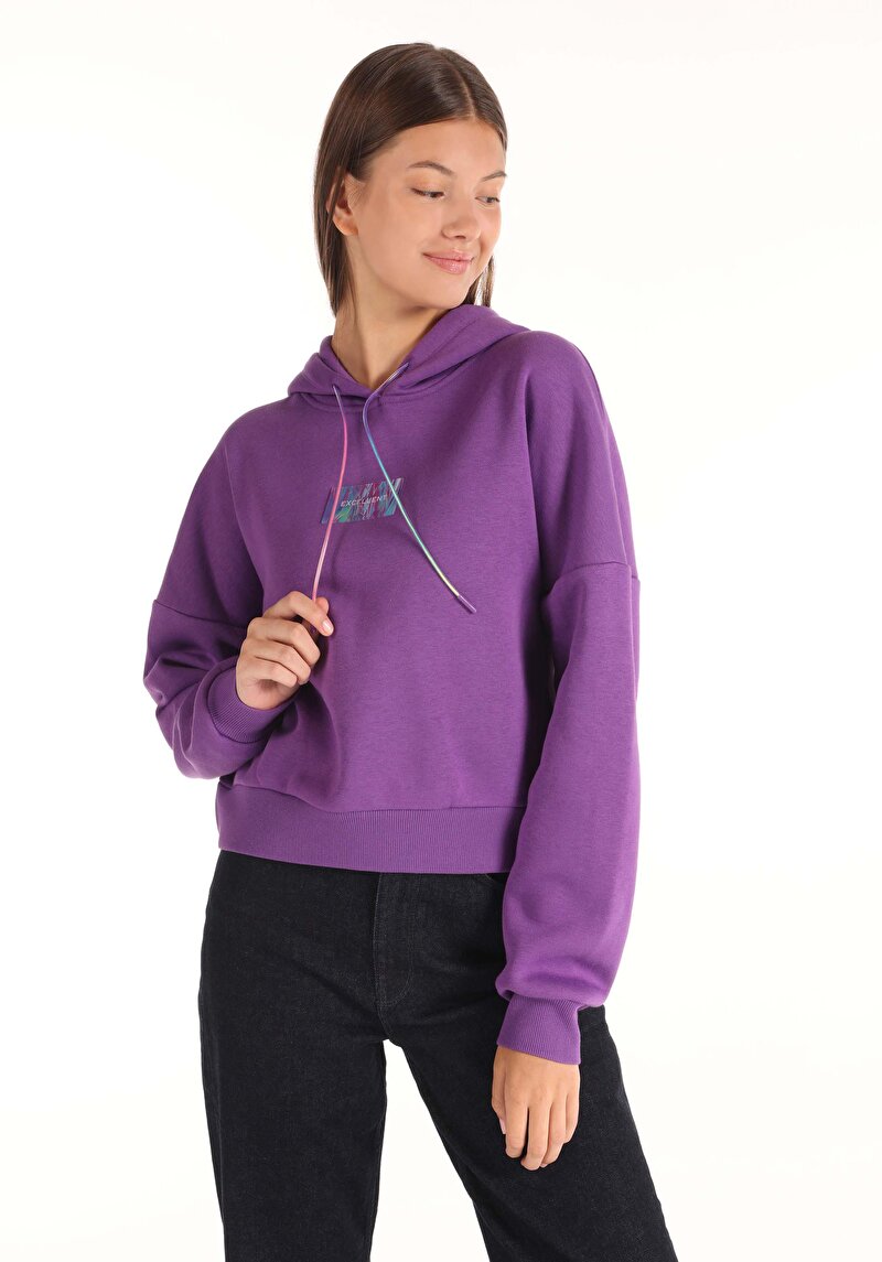 Imagine a Hanorac / Bluza De Dama Mov   Cl1065917
