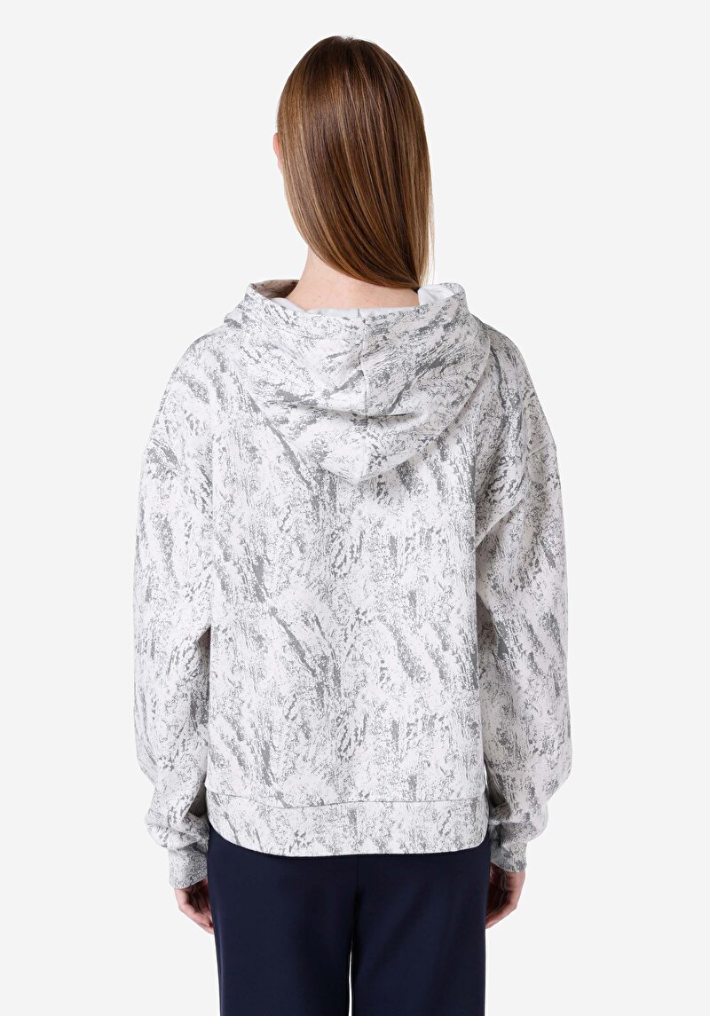 Imagine a Regular Fit Hanorac Gri Pentru Femei