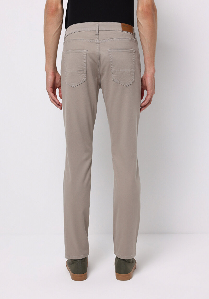 Afișați detalii pentru Pantaloni De Barbati Bej Straight Fit  Cl1049744