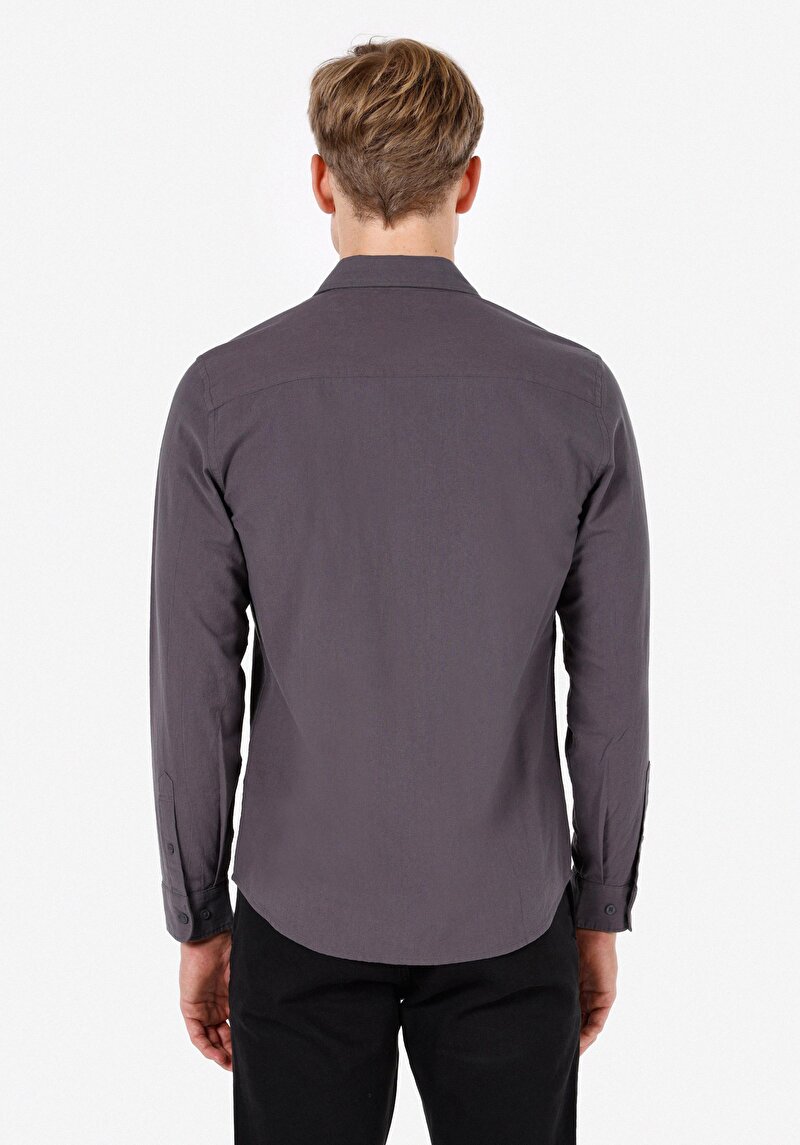 Afișați detalii pentru Camasa Cu Maneca Lunga De Barbati  Slim Fit  Cl1072097