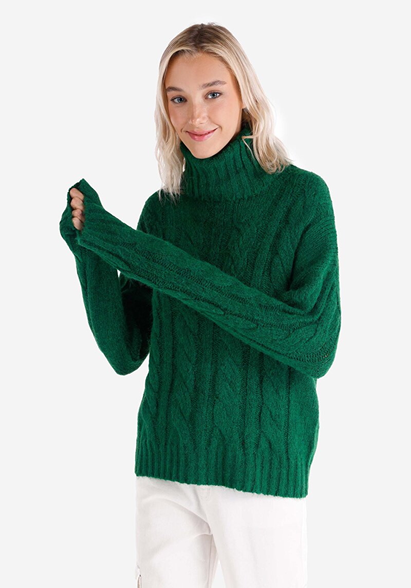 Imagine a Pulover De Dama Verde Cl1066010