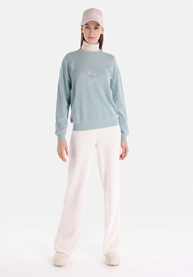 Afișați detalii pentru Tricou Cu Maneca Lunga De Dama Verde   Cl1066041