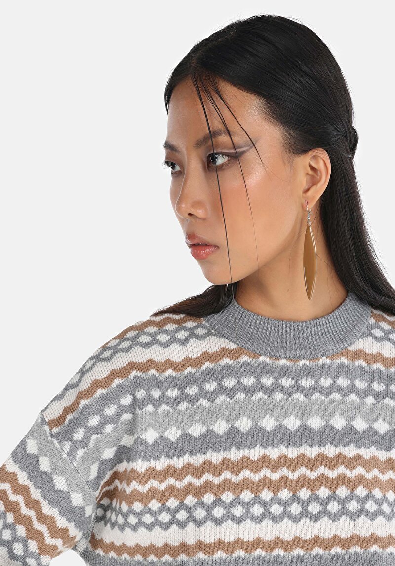 Afișați detalii pentru Pulover De Dama Multicolor   Cl1066044