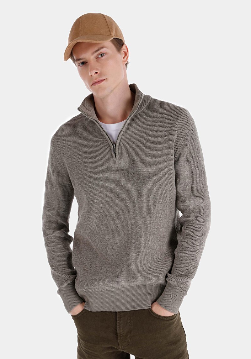 Imagine a Pulover De Barbati Verde Cl1066053