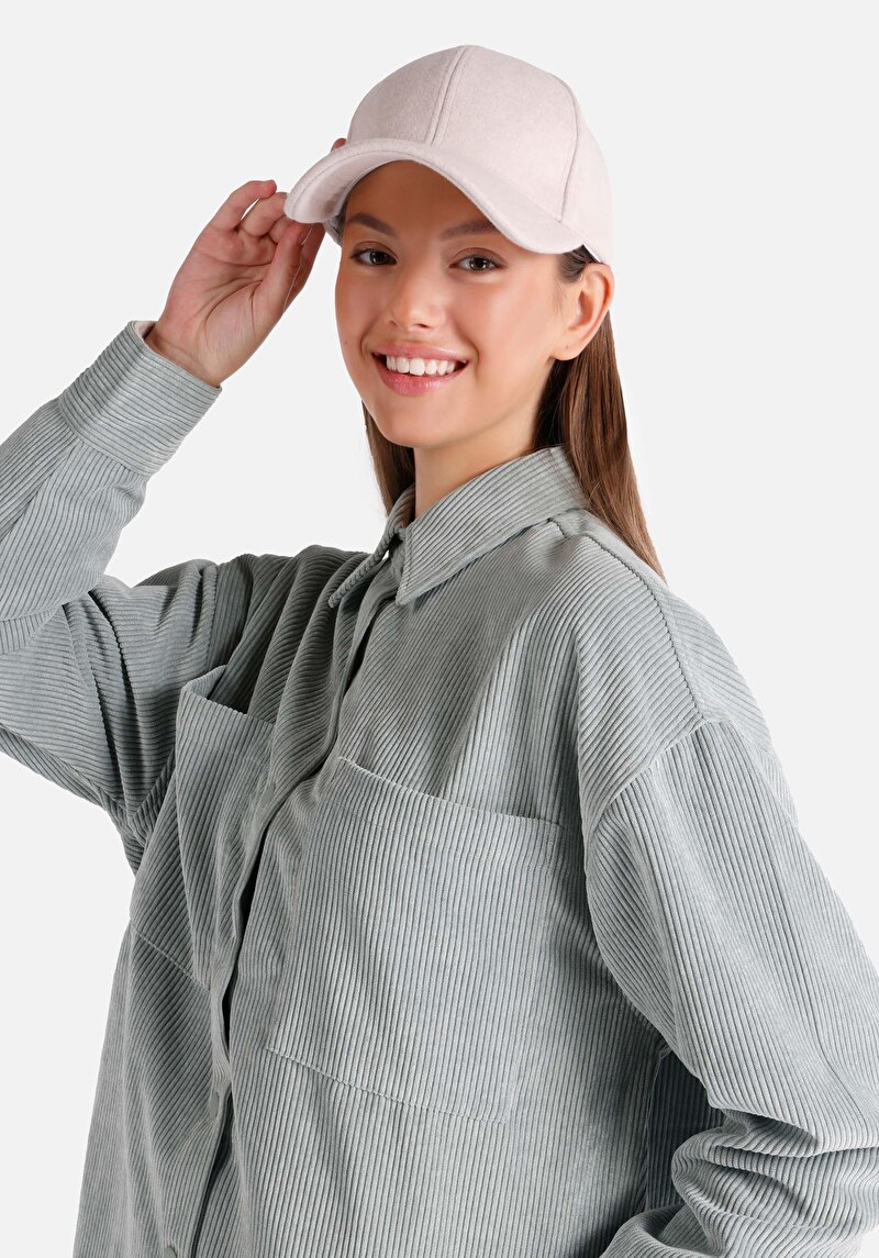 Afișați detalii pentru Cămașă Cu Croială Relaxată Cămașă Dreaptă Pentru Femei Verde Cu Mânecă Lungă