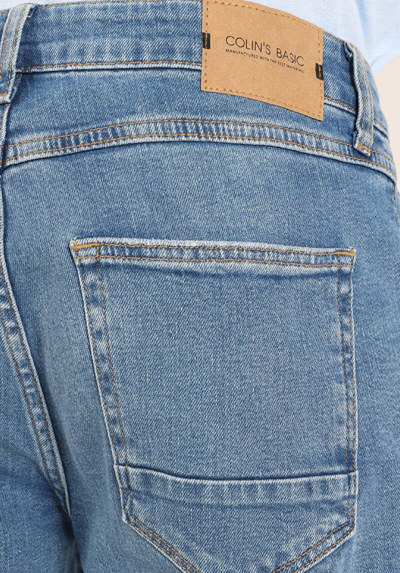 Afișați detalii pentru Pantaloni De Barbati Albastru Regular Fit 045 David Cl1066104