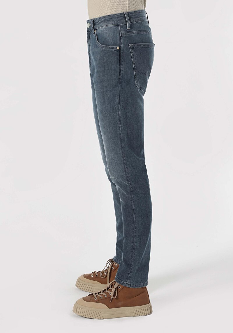 Afișați detalii pentru Pantaloni De Barbati Albastru Inchis Regular Fit 067 Jack Cl1064410