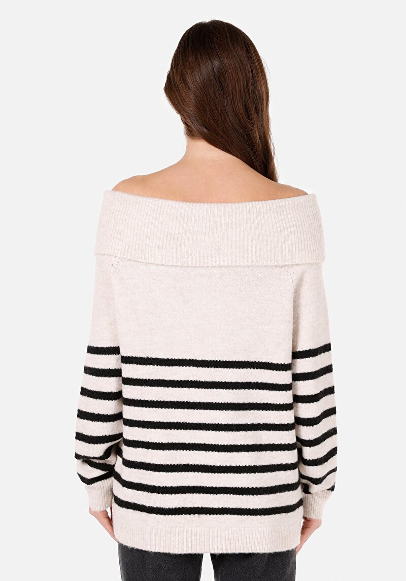 Imagine a Pulover De Dama Ecru Regular Fit Cl1072140