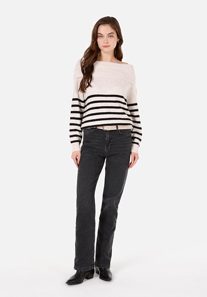 Imagine a Pulover De Dama Ecru Regular Fit Cl1072140