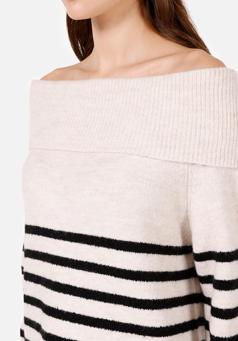 Imagine a Pulover De Dama Ecru Regular Fit Cl1072140