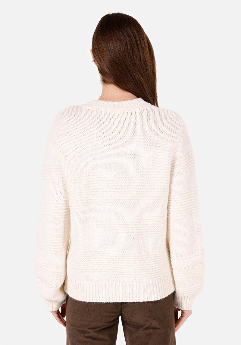 Imagine a Pulover De Dama Ecru Regular Fit Cl1072141