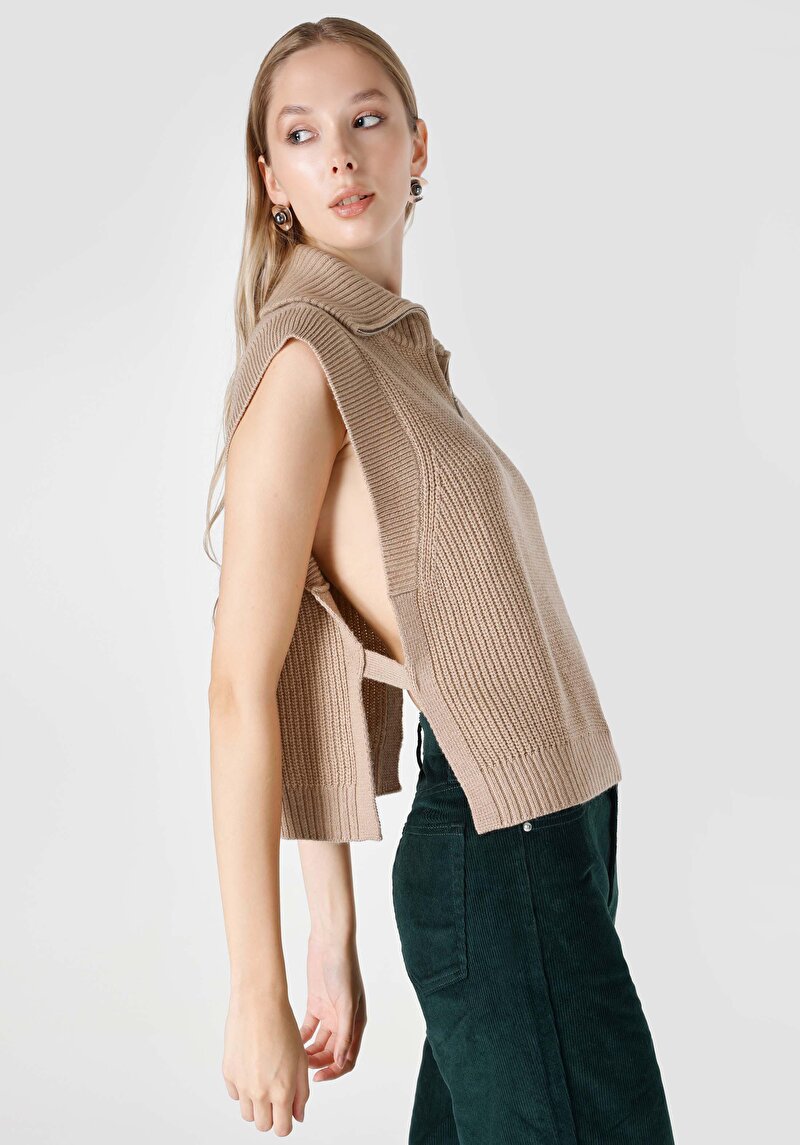 Imagine a Pulover De Dama Bej Regular Fit  Cl1066257