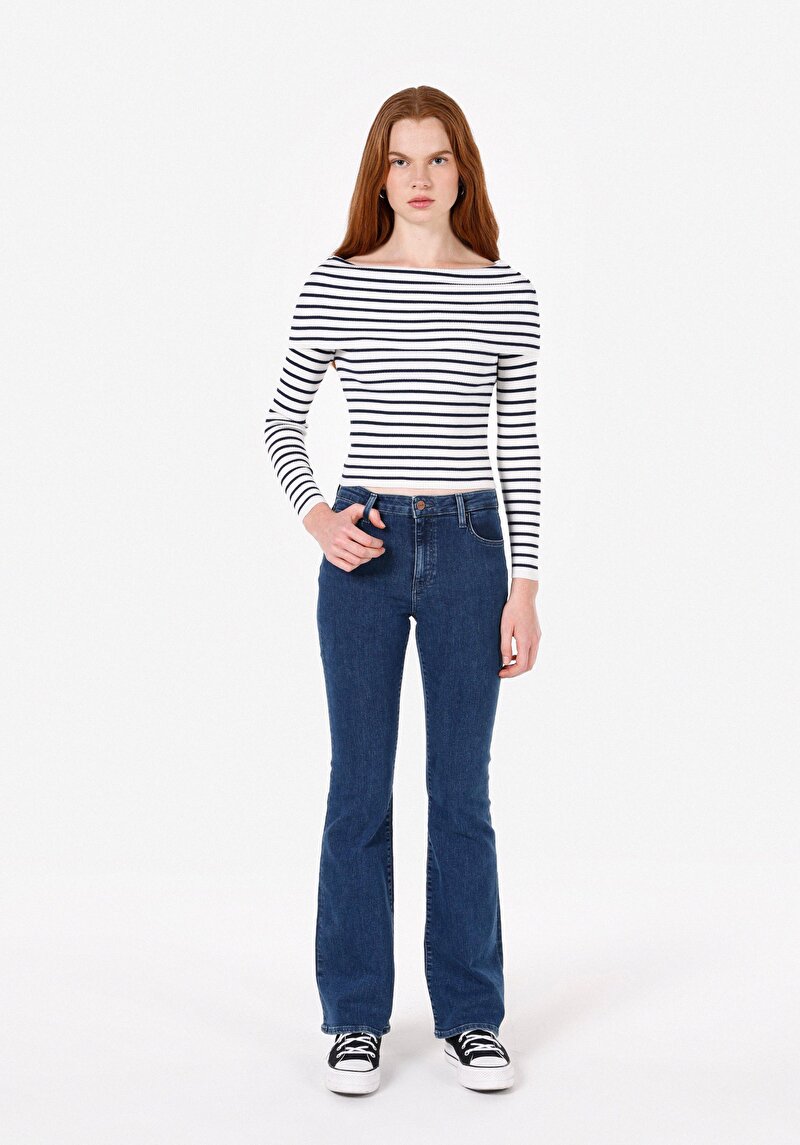 Afișați detalii pentru Pulover De Dama Alb Slim Fit  Cl1072149